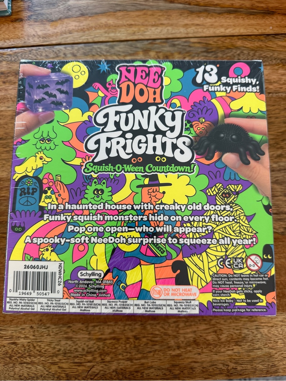 NIB Authentic Needoh 2026 Funky Frights Calendar - Picture 2 of 3